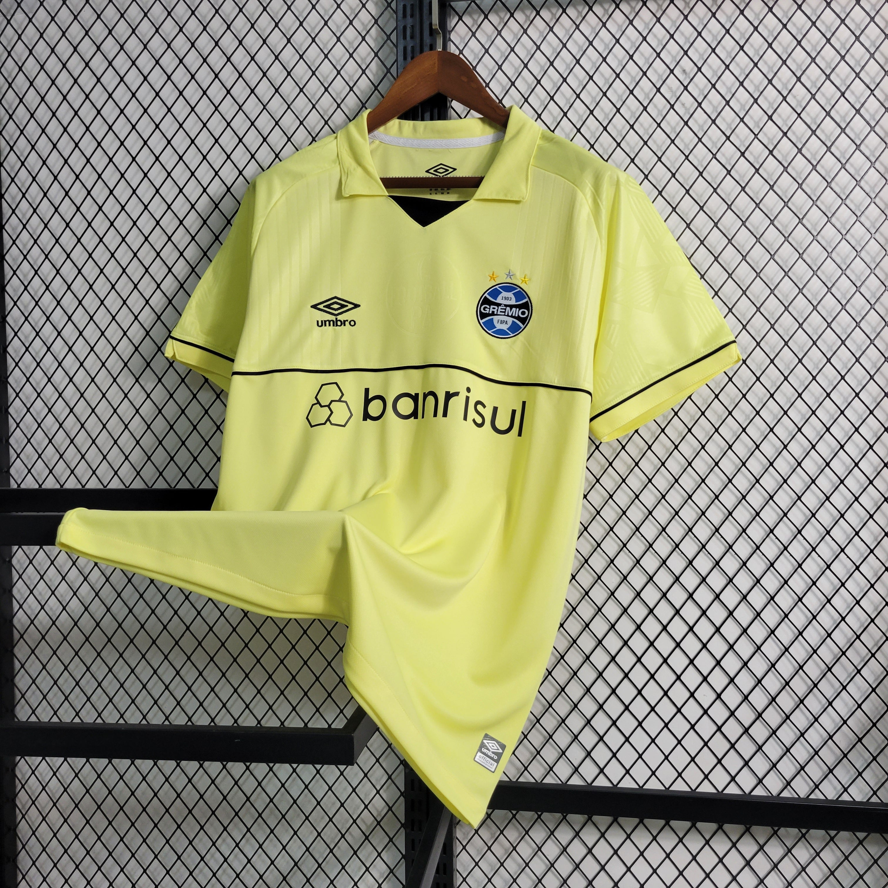 Camisa Grêmio Goleiro 23/24 - Adidas Hombre | Versión Aficionado - Amarela