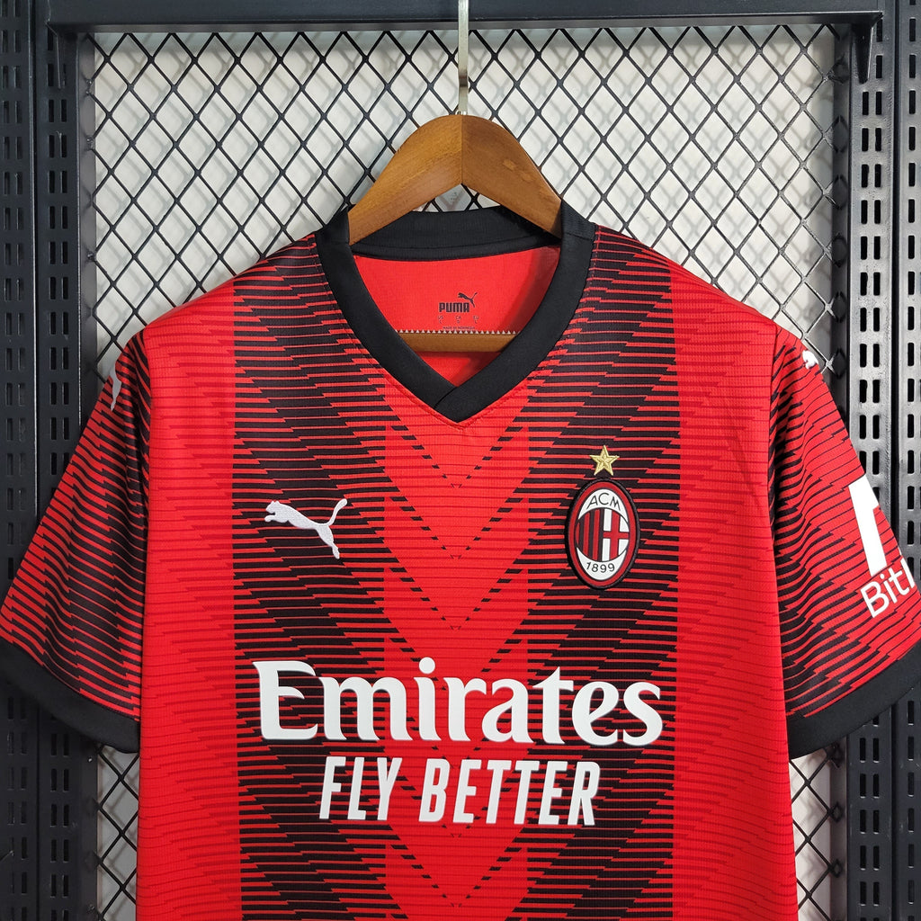 Camisa Milan Home 23/24 - Puma Hombre | Versión Aficionado - Lançamento
