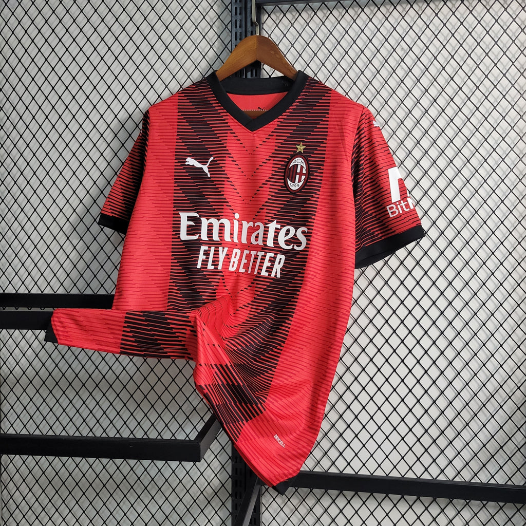 Camisa Milan Home 23/24 - Puma Hombre | Versión Aficionado - Lançamento
