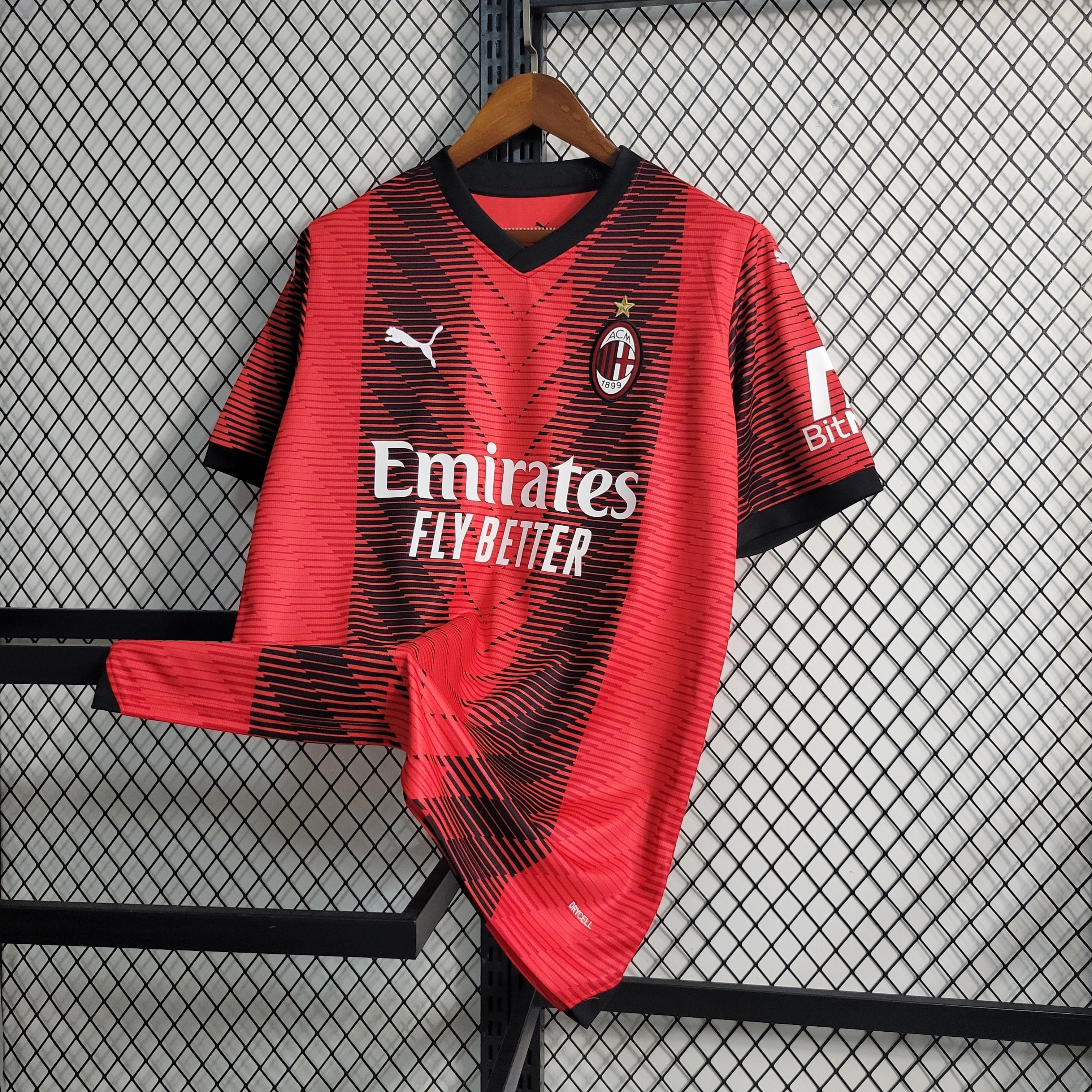 Camisa Milan Home 23/24 - Puma Hombre | Versión Aficionado - Lançamento