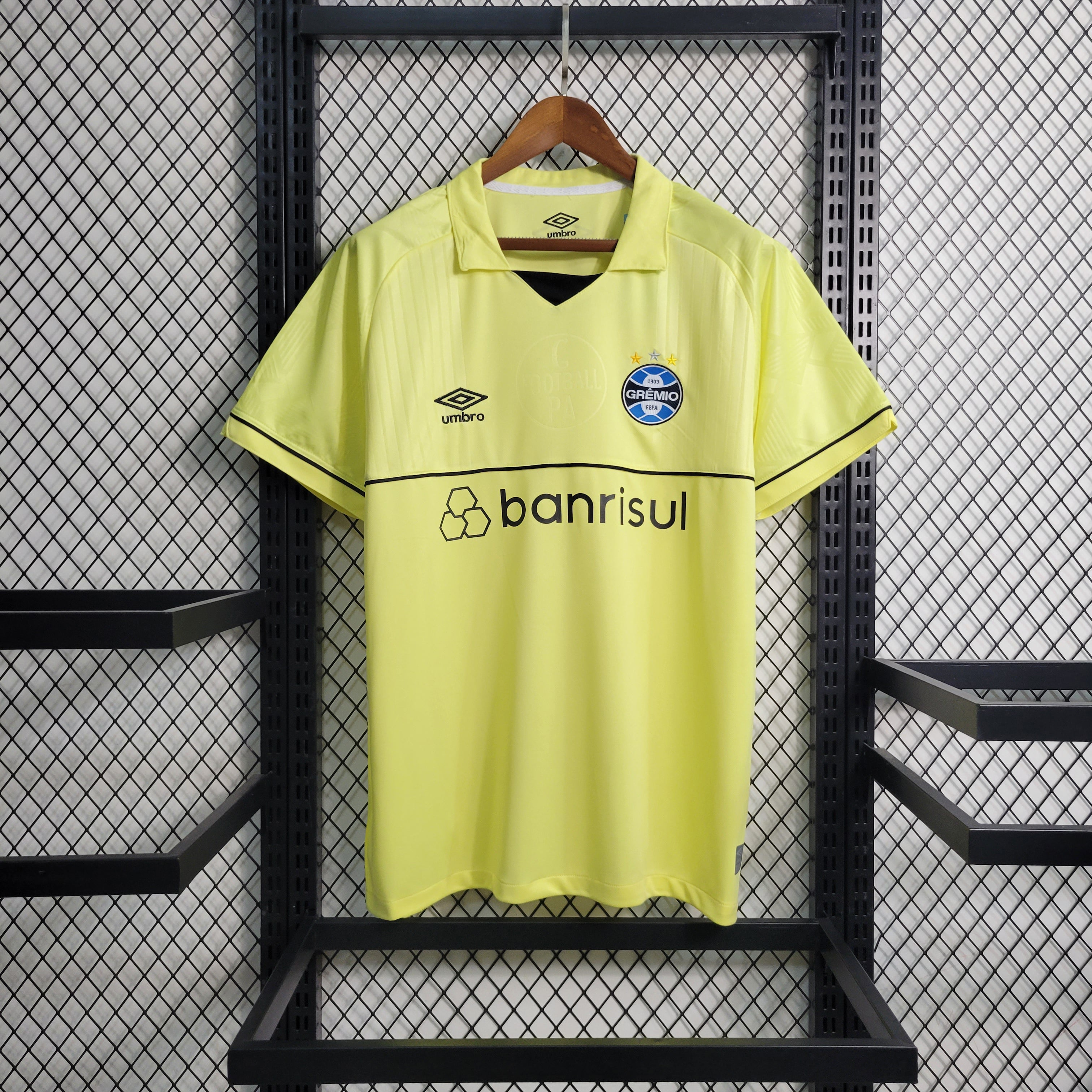 Camisa Grêmio Goleiro 23/24 - Adidas Hombre | Versión Aficionado - Amarela