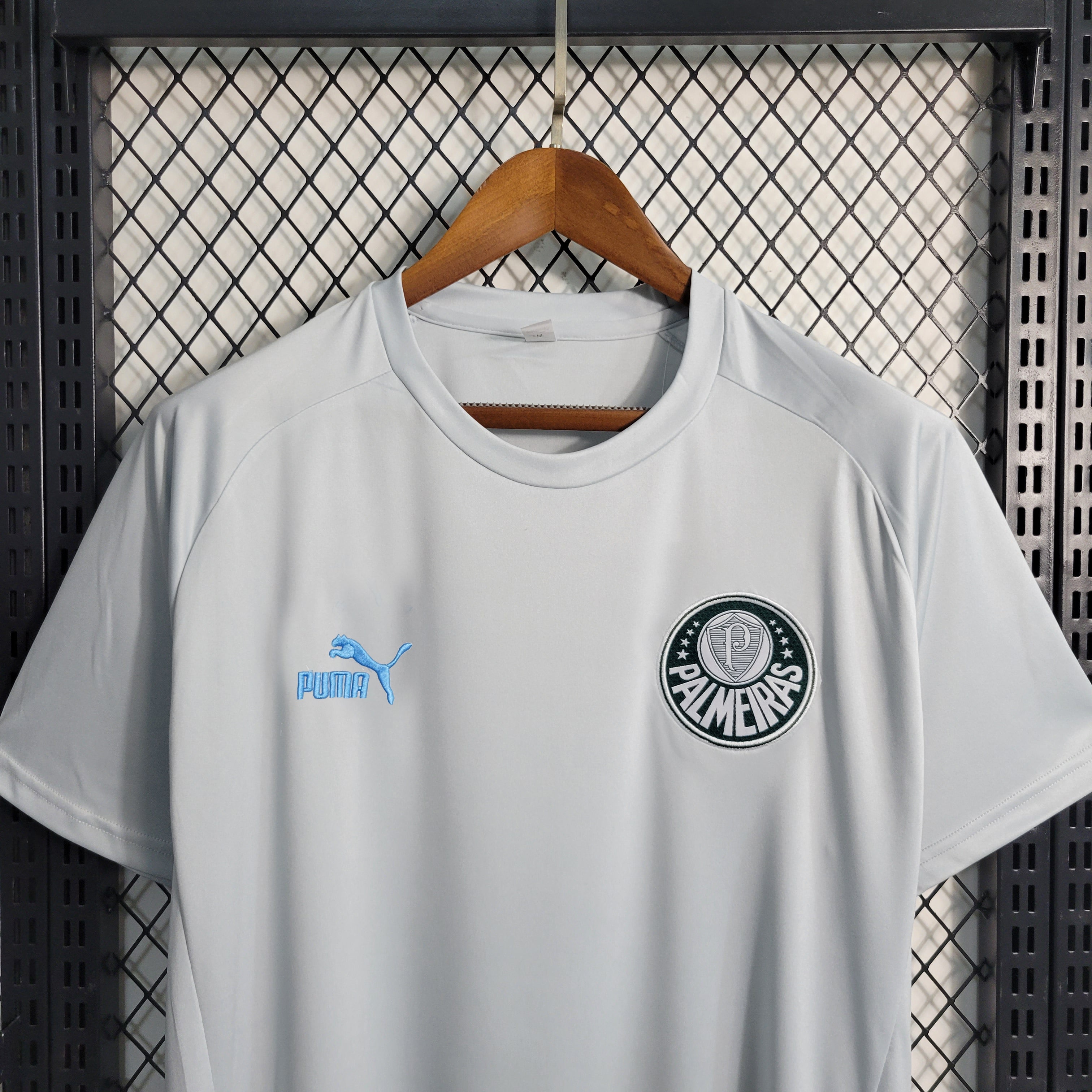 Camisa Palmeiras Treino 23/24 - Puma Hombre | Versión Aficionado - Cinza