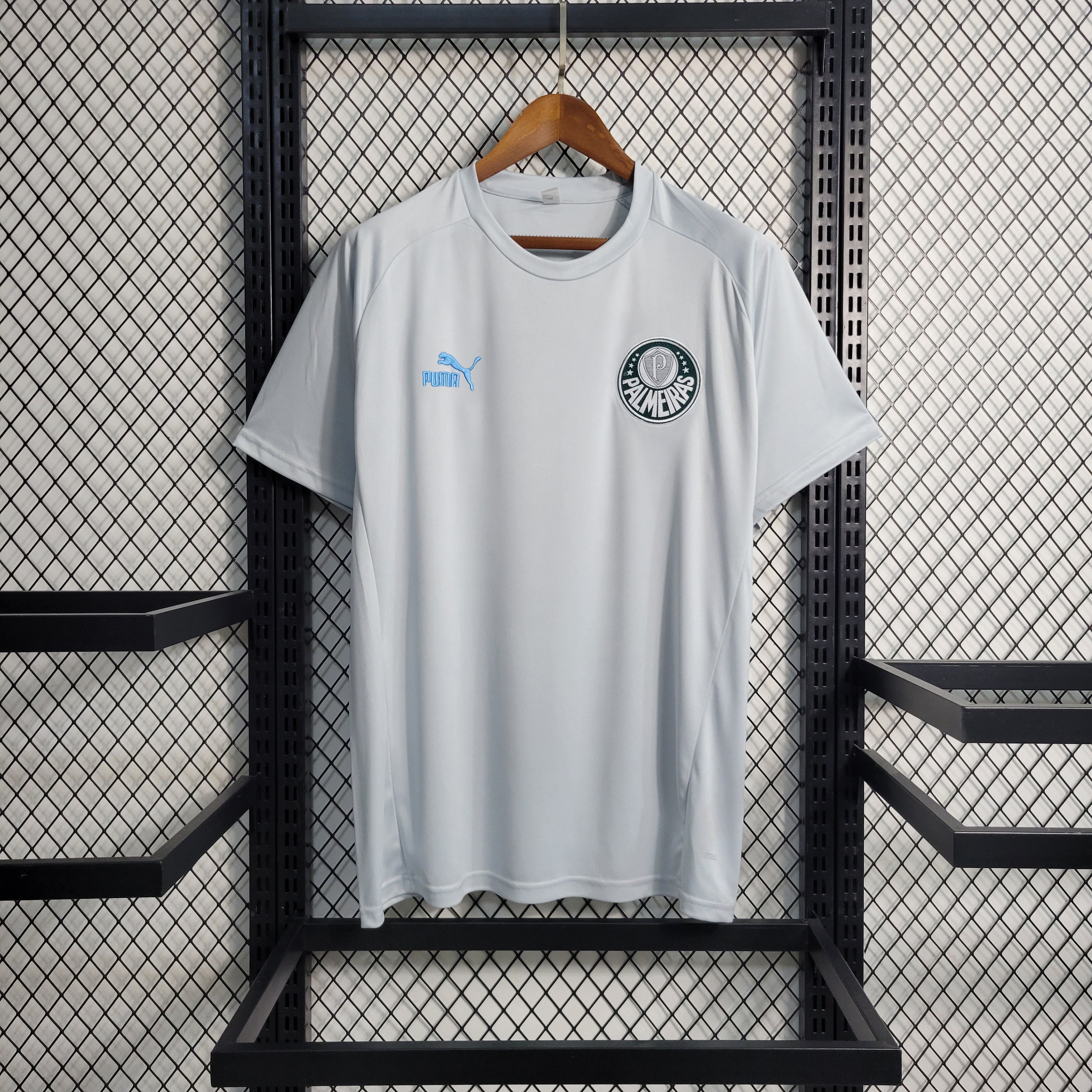 Camisa Palmeiras Treino 23/24 - Puma Hombre | Versión Aficionado - Cinza