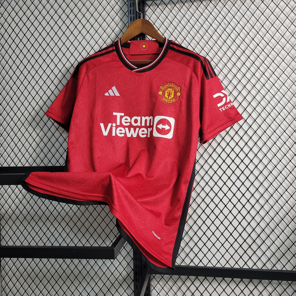 Camisa Manchester United Home 23/24 - Adidas Hombre | Versión Aficionado - Lançamento
