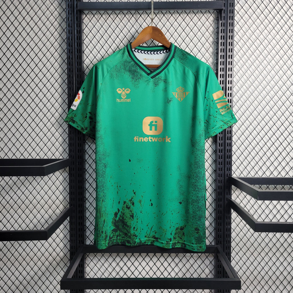 Camisa Real Betis Home 23/24 - Hummel Hombre | Versión Aficionado - Lançamento