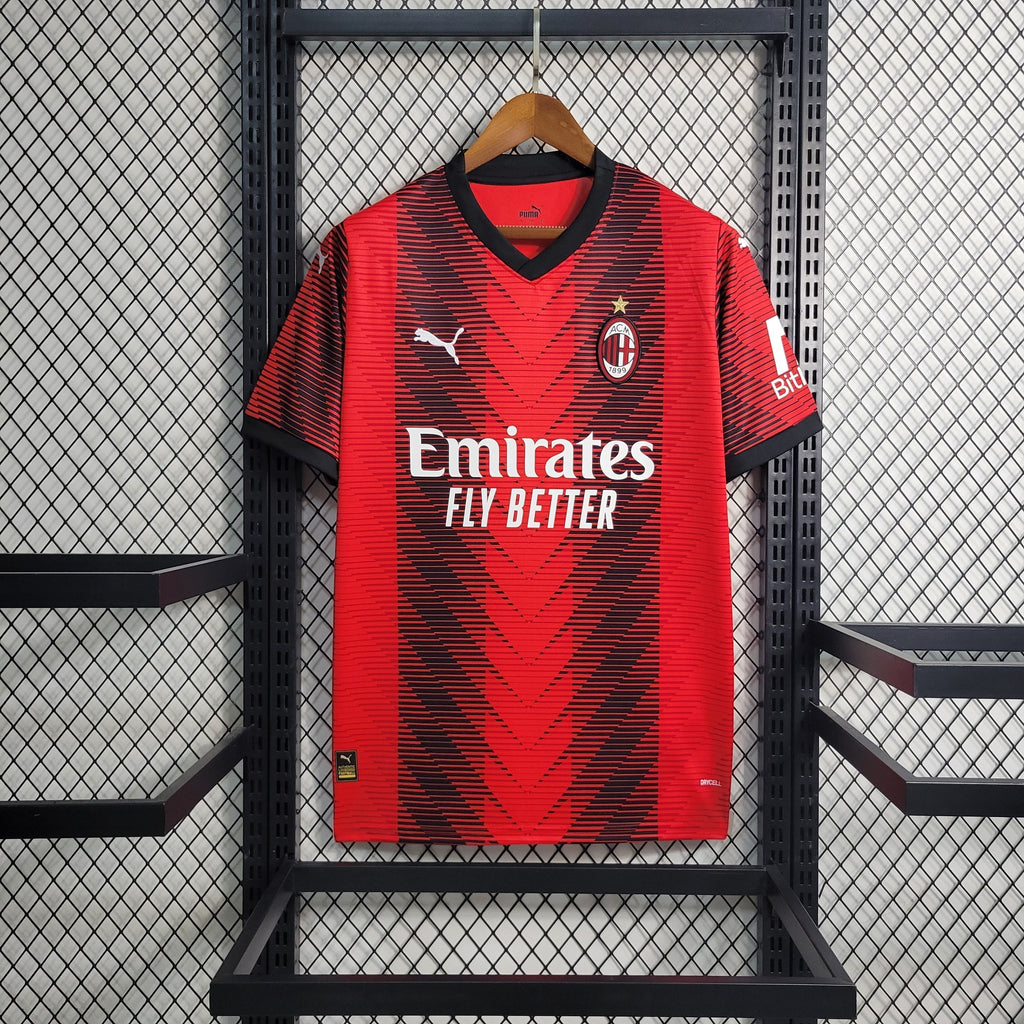 Camisa Milan Home 23/24 - Puma Hombre | Versión Aficionado - Lançamento