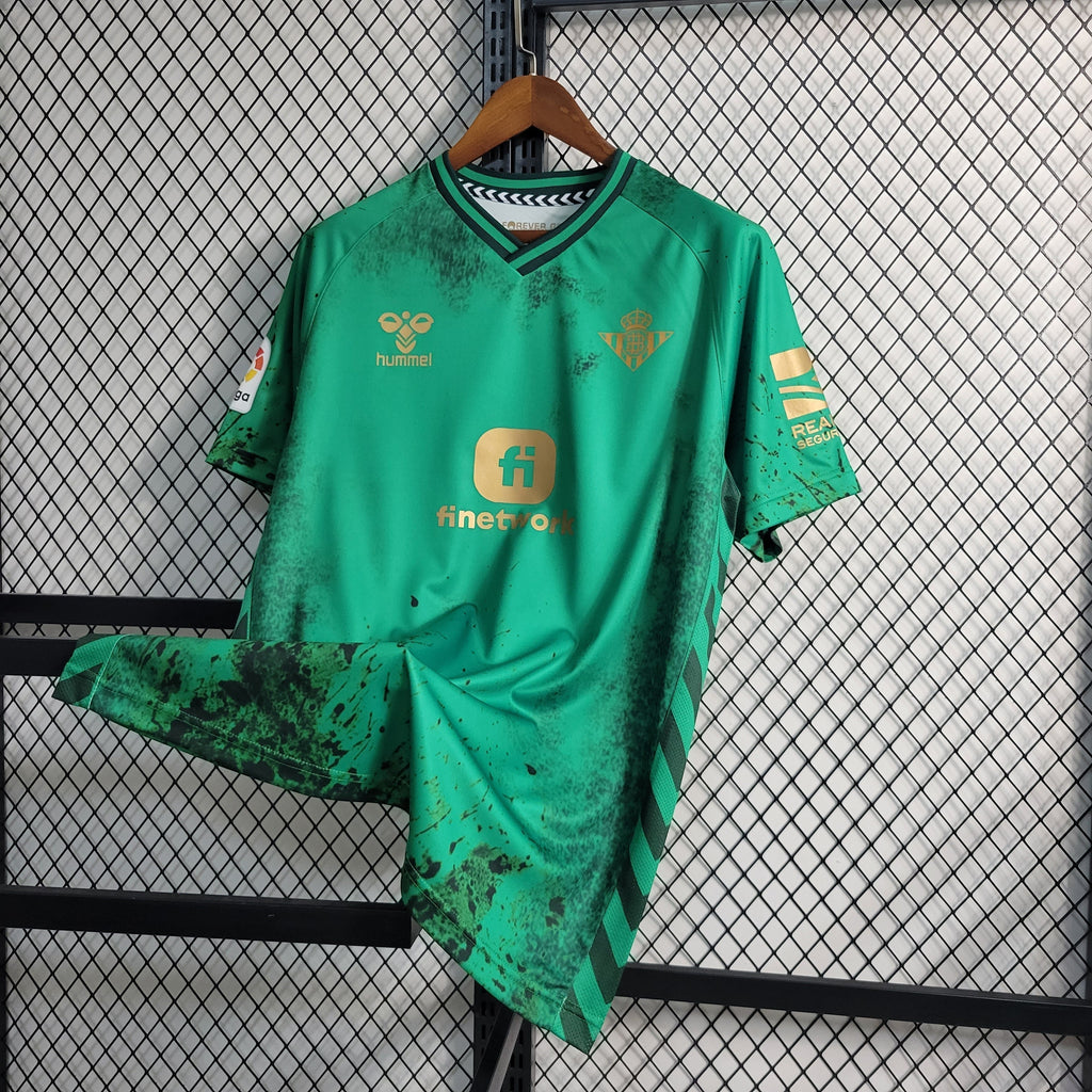 Camisa Real Betis Home 23/24 - Hummel Hombre | Versión Aficionado - Lançamento