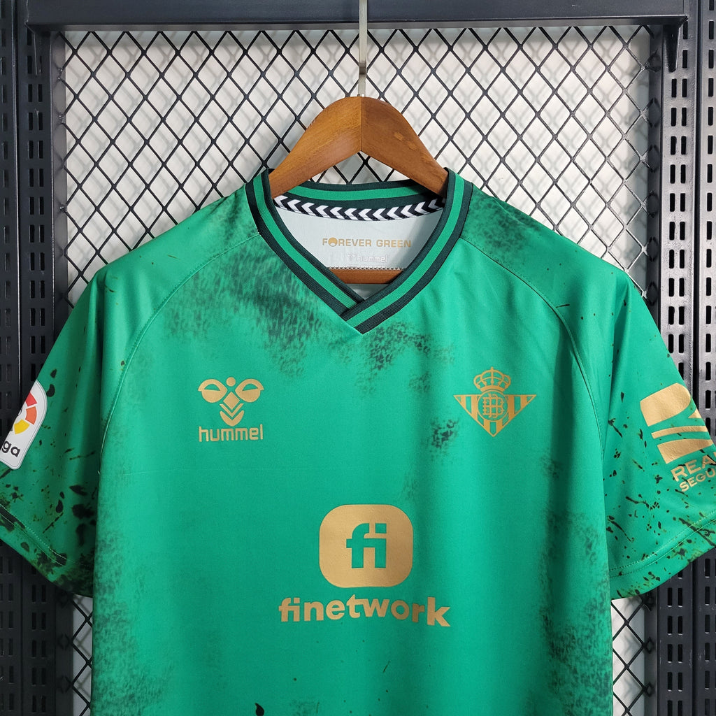 Camisa Real Betis Home 23/24 - Hummel Hombre | Versión Aficionado - Lançamento