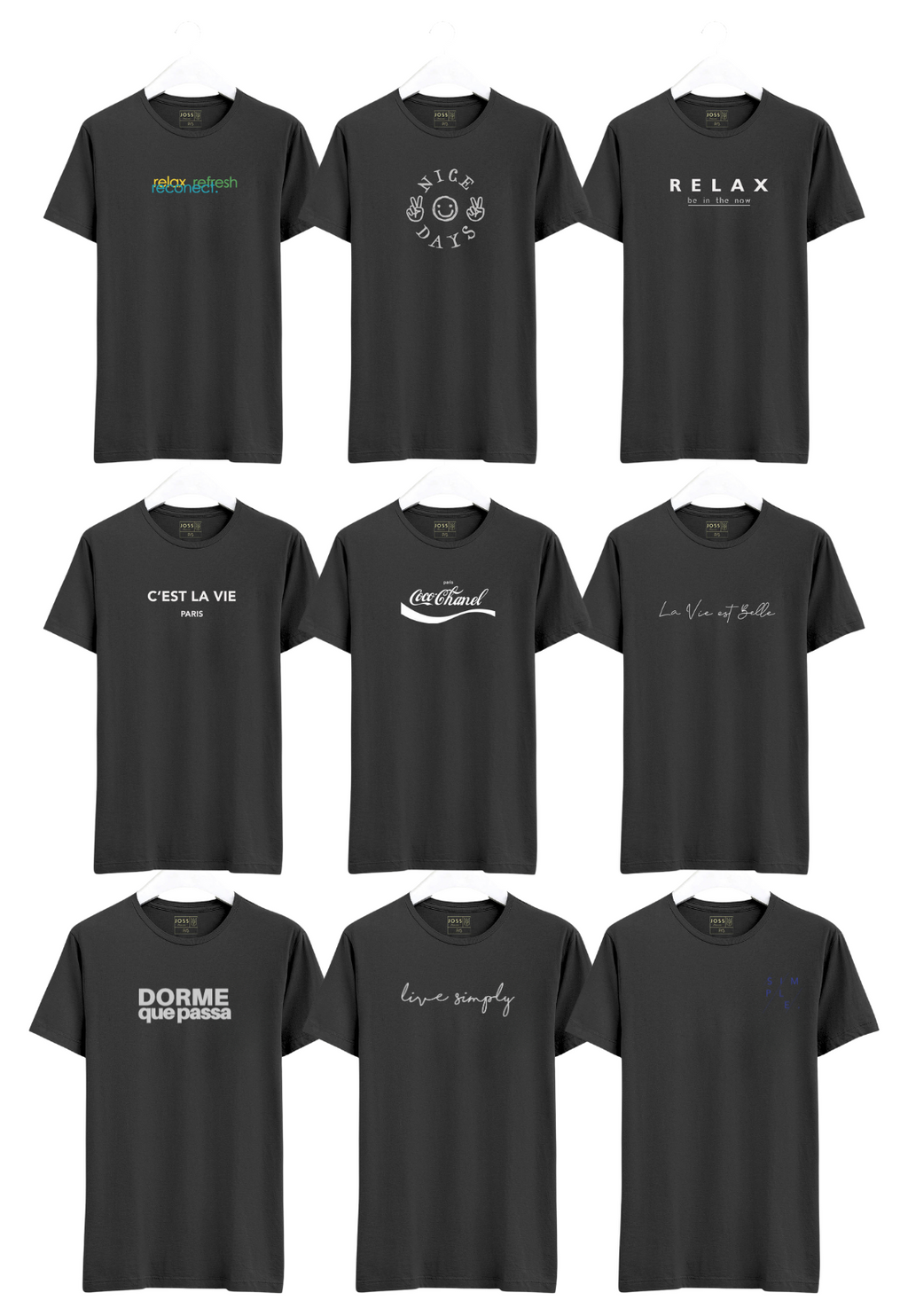 Kit 10 Camisetas Frases Aleatorio