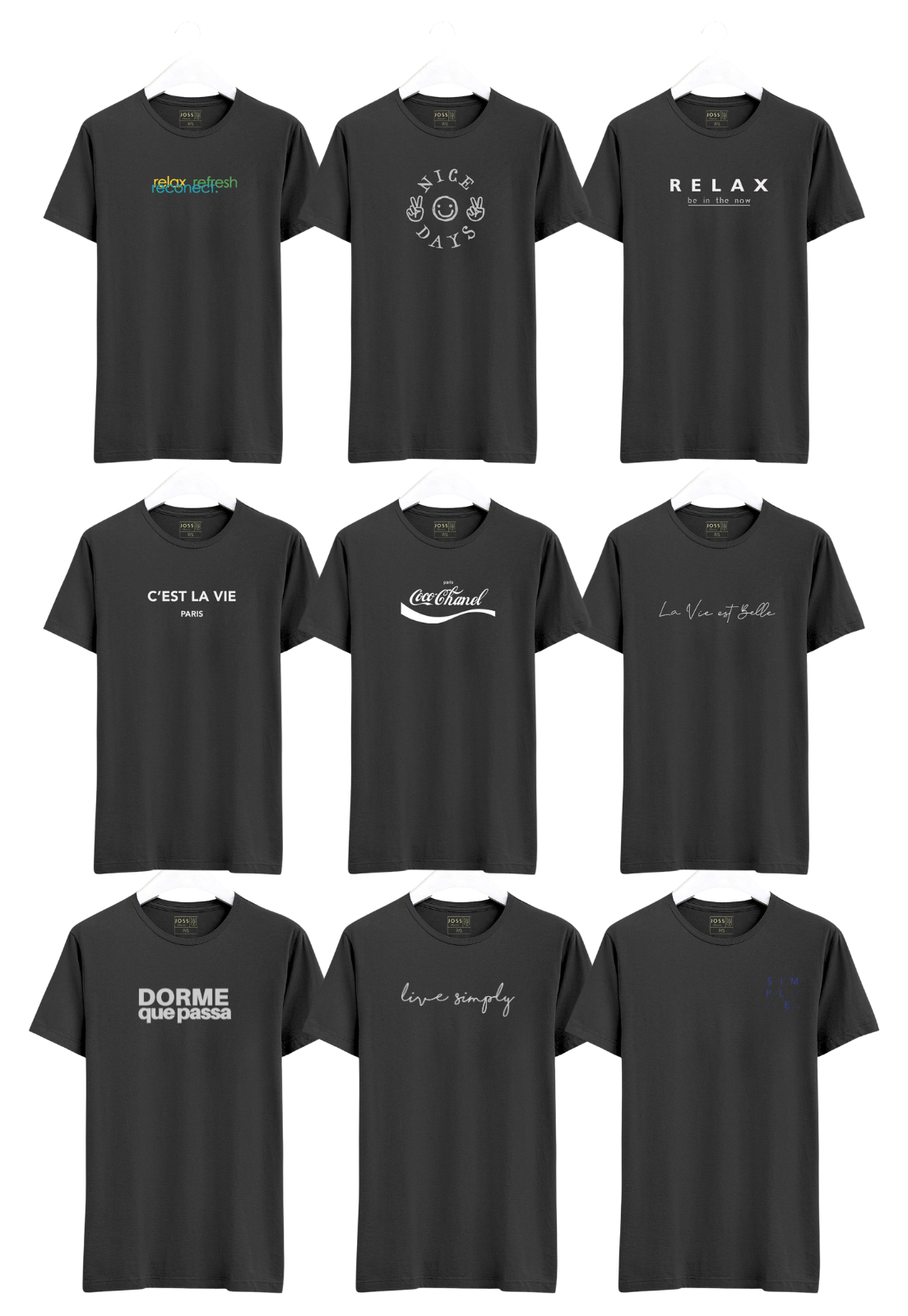 Kit 10 Camisetas Frases Aleatorio