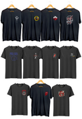 Kit 10 Camisetas Rock Aleatorio
