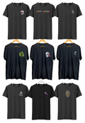 Kit 10 Camisetas Tropical Skull Aleatorio