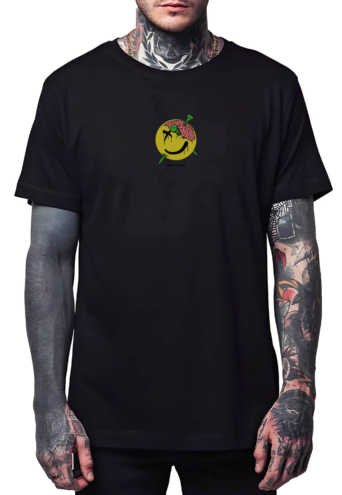 Camiseta Joss Masculina - Smile Prego Logo